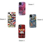 İphone 15 Kılıf Aesir Seri Desenli Sert Kapak