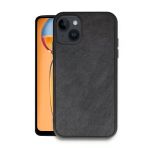 İphone 15 Kılıf Aras Deri Kapak - Siyah