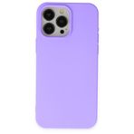 İphone 15 Kılıf First Silikon - Lila