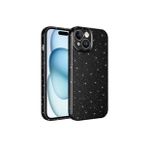 iPhone 15 Kılıf Kamera Korumalı Simli Parıltılı Lüks Silikon
