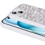 İphone 15 Kılıf Parlak Taşlı Tasarım Linea Kapak
