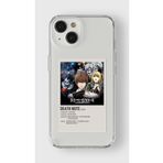 Iphone 15 Plus ile Uyumlu Death Note Minimalist Poster Tasarım Baskılı Şeffaf Kılıf