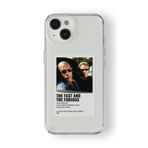 iPhone 15 Plus ile Uyumlu Fast and The Furious Poster Tasarım Baskılı Şeffaf Kılıf