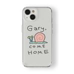iPhone 15 Plus ile Uyumlu Garry Tasarım Baskılı Şeffaf Kılıf