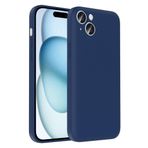 iPhone 15 Plus İle Uyumlu Kılıf Kamera Korumalı Kartlık Hazneli Vitra Kapak 37022 Lacivert