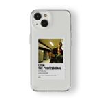 iPhone 15 Plus ile Uyumlu Leon The Professional Poster Tasarım Baskılı Şeffaf Kılıf