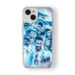 iPhone 15 Plus ile Uyumlu Messi Temalı Tasarım Baskılı Şeffaf Kılıf
