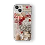 iPhone 15 Plus ile Uyumlu My Love Tasarım Baskılı Şeffaf Kılıf