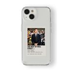 iPhone 15 Plus ile Uyumlu The Wolf of Wall Street Poster Tasarım Baskılı Şeffaf Kılıf