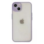 İphone 15 Plus Kılıf Montreal Silikon Kapak - Mor-(5796)