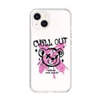 iPhone 15 Plus Uyumlu Şeffaf Kılıf Graffiti 6 Tasarımlı
