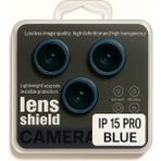 Iphone 15 Pro / 15 Pro Max Uyumlu Kamera Lens Koruyucu Black/silver/titanium/blue Darbe Çizilme Önleyici 9h (Yüksek Çözünürlüklü - Parlak - Güçlü - Dayanıklı )
