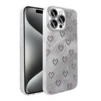 iPhone 15 Pro İle Uyumlu Kılıf Kamera Korumalı Figürlü Ponti Silikon Kapak 36588 Beyaz
