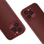 İphone 15 Pro Kılıf Freya Lazer Lens Kamera Çerçeveli Silikon Kapak