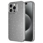 iPhone 15 Pro Kılıf Kamera Korumalı Simli Parıltılı Lüks Silikon