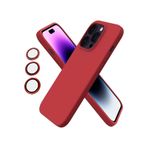 İphone 15 Pro Kılıf Kamera Lensli Lansman Silikon Kapak