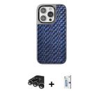 iPhone 15 Pro Kılıf Siluet Form Serisi - Siyah Bilvis 0.18mm Plus Cam Ekran Koruyucu + Gümüş Ra