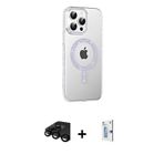 iPhone 15 Pro Kılıf Yörünge Koleksiyonu - Siyah Bilvis 0.18mm Plus Cam Ekran Koruyucu + Siyah R