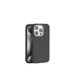 İphone 15 Pro Leather Siyah Magsafe Suıni Deri Kılıf