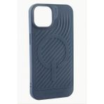 iPhone 15 Pro Lüx Magsaff Gear Silikon Kılıf - Tek Ebat - Lacivert