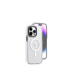 iPhone 15 Pro Max Beyaz İkon Magsafe Silikon Kılıf