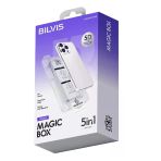 İphone 15 Pro Max Bilvis 5İn1 3D Magic Cam Ekran Koruyucu - Siyah