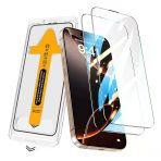 İphone 15 Pro Max Ekran Koruyucu 2.5D Oliv Hd Temperli Cam + Kolay Uygulama Aparatı