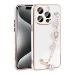 iPhone 15 Pro Max İle Uyumlu Kılıf El Tutamaçlı Kamera Korumalı Taka Silikon Kapak 30132 Beyaz