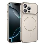 iPhone 15 Pro Max İle Uyumlu Kılıf Kablosuz Şarj Özellikli Kamera Korumalı Formen Kapak T39626 Gri