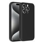 iPhone 15 Pro Max İle Uyumlu Kılıf Kamera Korumalı Kartlık Hazneli Vitra Kapak 37024 Siyah