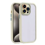 iPhone 15 Pro Max İle Uyumlu Kılıf Kamera Korumalı Renkli Kenar ve Çerçeve Tasarımlı Vitamin Kapak 32458 Yeşil
