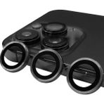 iPhone 15 Pro Max Kamera Lens Koruyucu Razelens Cam - Titan Gri - Titanyum Gri