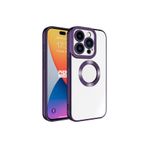 iPhone 15 Pro Max Kılıf Kamera Korumalı Logo Gösteren Omega Kapak + Ekran Koruma 1038