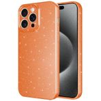 iPhone 15 Pro Max Kılıf Kamera Korumalı Simli Parıltılı Lüks Silikon