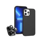 İphone 15 Pro Max Kılıf Kamera Lensli Lansman Silikon Kapak