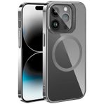 İphone 15 Pro Max Kılıf Magsafe Wireless Şarj Özellikli Kamera Kısmından Standlı Kapak Klon