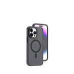 iPhone 15 Pro Max Siyah İkon Magsafe Silikon Kılıf