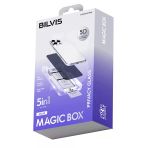 İphone 15 Pro Max Uyumlu Bilvis 5İn1 5D Magic Hayalet Cam Ekran Koruyucu - Siyah
