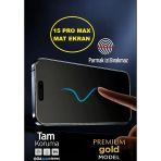 Iphone 15 Pro Max Uyumlu Mat Ekran Koruyucu Seramik Nano Tam Kaplar
