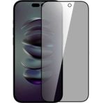 İphone 15 Pro Max Uyumlu Privacy Ön Koruma Temperli Hayalet Cam Ekran Koruyucu (Siyah)