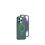İphone 15 Pro Max Yeni İkon Yeşil Magsafe Plastik Kılıf