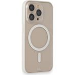 İphone 15 Pro Uyumlu Beyaz Magsafe Özellikli Gora Kılıf