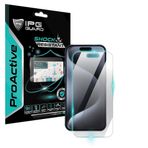 iPhone 16-15 Serisi için 9H Nano IPG ProActive Ekran Koruyucu, Pürüzsüz Cam Bitiş, Ultra Duyarlı Dokunmatik Hassasiyet (iPhone 15 Pro)
