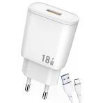 İphone 16 16E Plus Pro Max Şarj Aleti Type-C Set 18W Sy-W20t