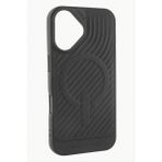 iPhone 16 6.1 Lüx Magsaff Gear Silikon Kılıf - Tek Ebat - Siyah