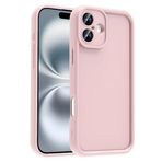 iPhone 16 İle Uyumlu Kılıf Kamera Korumalı Ananas Kapak 36701 Pembe