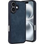 İphone 16 Kılıf Aras Deri Kapak - Lacivert