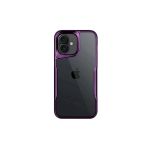 İphone 16 Kılıf Boyi Silikon Kapak - Derin Mor