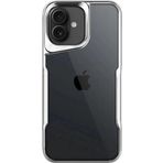 İphone 16 Kılıf Boyi Silikon Kapak - Gümüş