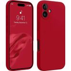 İphone 16 Kılıf First Silikon - Kırmızı